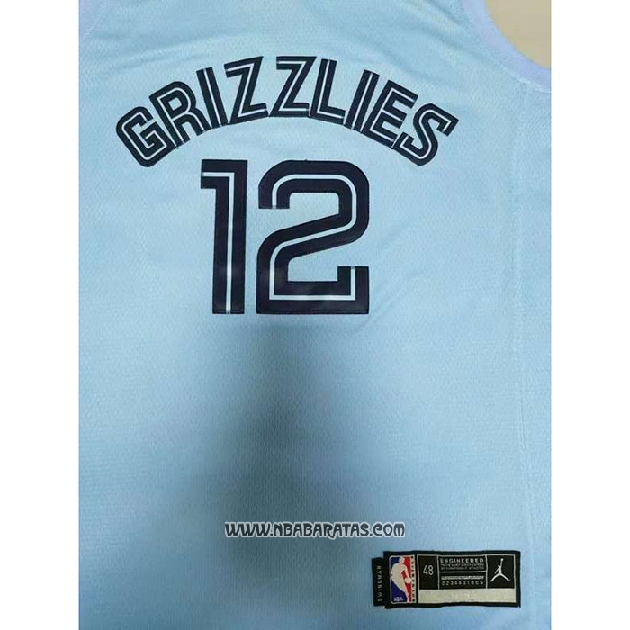 Camiseta Memphis Grizzlies Ja Morant #12 Statement 2020 Azul